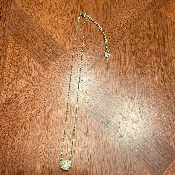 Swarovski Heart Pendant Necklace Silver - Picture 5 of 5